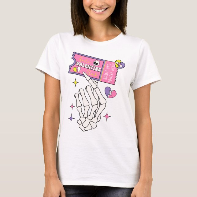 T-shirt Coupon club anti-Valentine (Devant)