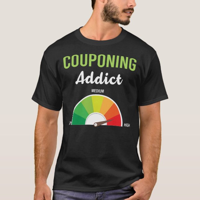 T-shirt Coupon Coupon Coupon Coupon de dépendance Coupon C (Devant)