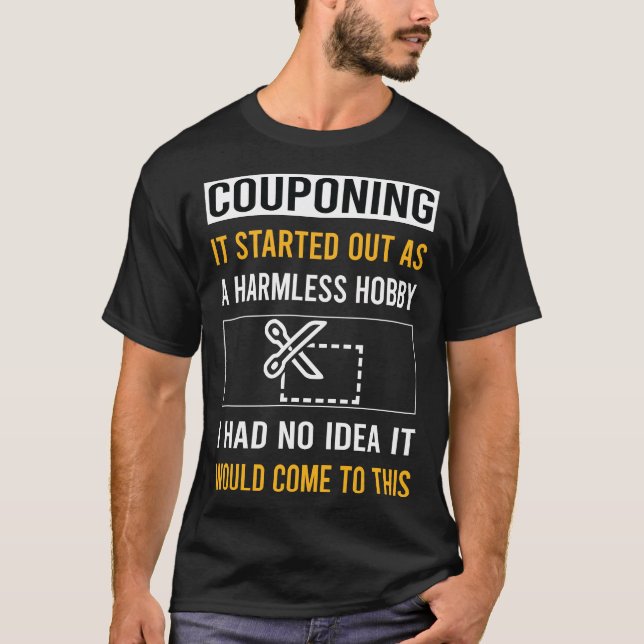 T-shirt Coupon Coupon Couponer Hobby sans danger Coupon Co (Devant)