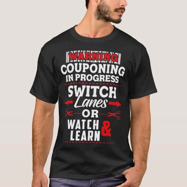 T-shirt Coupon En Cours Coupon Shopping Lover Cadeau (Devant)