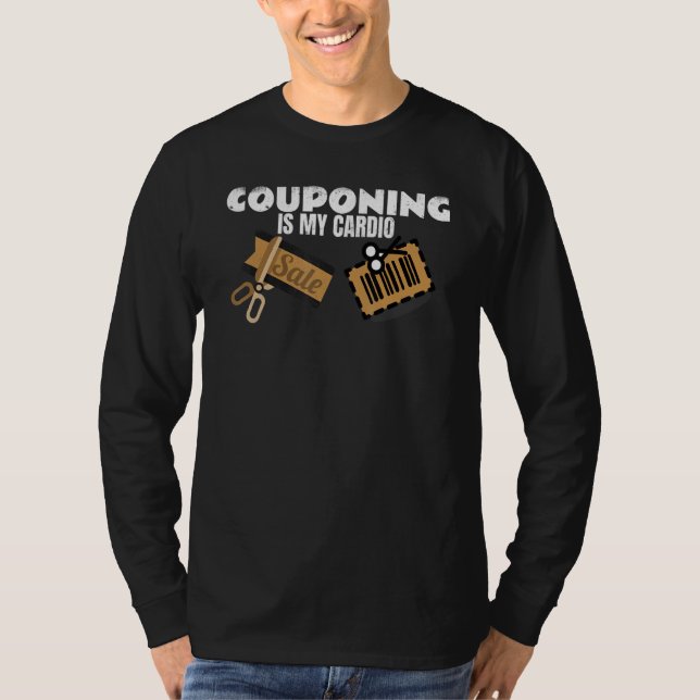 T-shirt Couponing Est Mon Couponing Cardio Extreme Shoppin (Devant)
