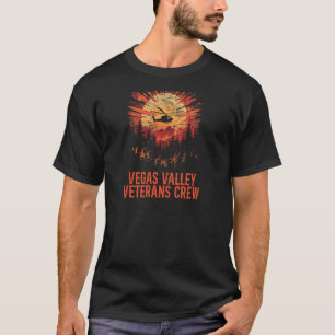 T-shirt Coups d'essai de l'équipage des vétérans de Vegas 