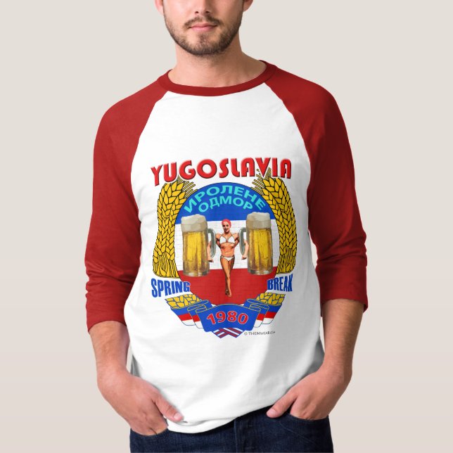 T-shirt Coupure de ressort de la Yougoslavie 1980 (Devant)
