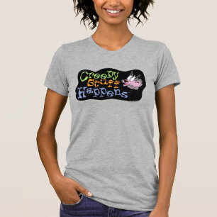 T-shirt Courage du chien lâché Déplaisants