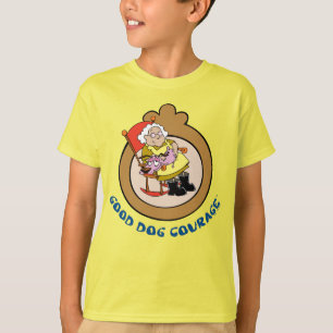 T-shirt Courage du chien lâché Good Dog Courage
