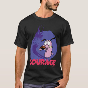 T-shirt Courage du chien lâché Graphique instantané