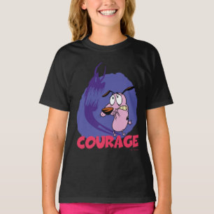 T-shirt Courage du chien lâché Graphique instantané