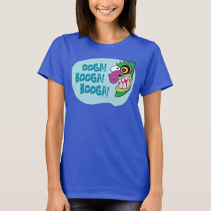 T-shirt Courage du chien lâché   Ooga Booga Booga Booga !