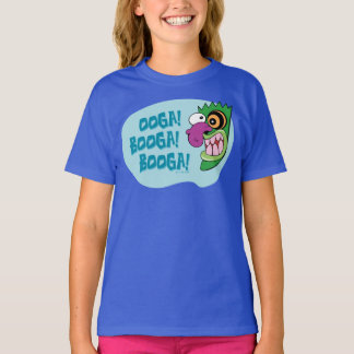 T-shirt Courage du chien lâché | Ooga Booga Booga Booga !