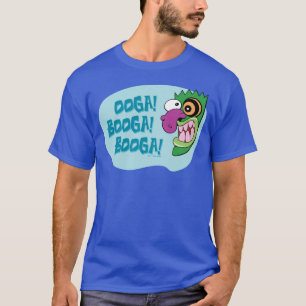T-shirt Courage du chien lâché Ooga Booga Booga Booga !