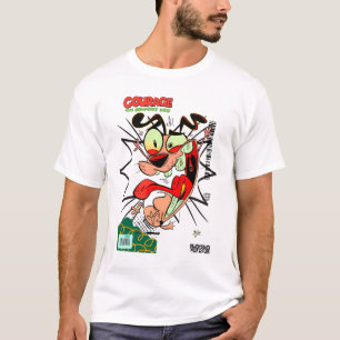 T-shirt Courage le chien couard – Dessin animé hurleur des