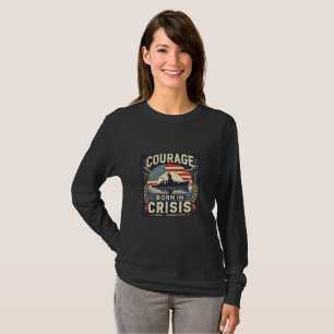 T-shirt Courage né en crise