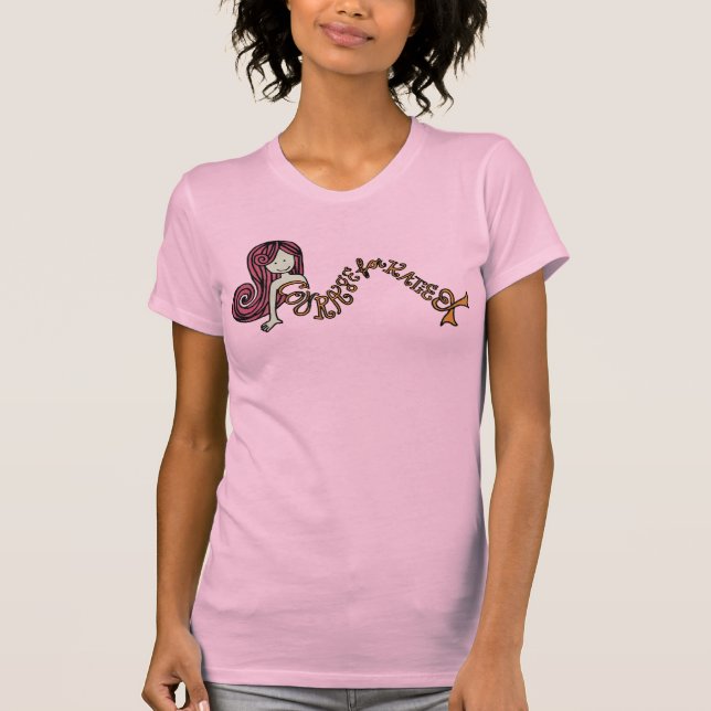 T-shirt Courage pour Katie - OG Mermaid Logo Slim Fit Tee (Devant)