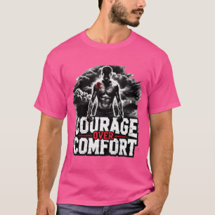 T-shirt Courage sur le Mixed martial art de confort