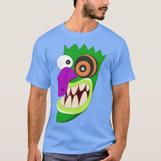 T-shirt Courage the Cowardly Dog Characters funny (Devant)
