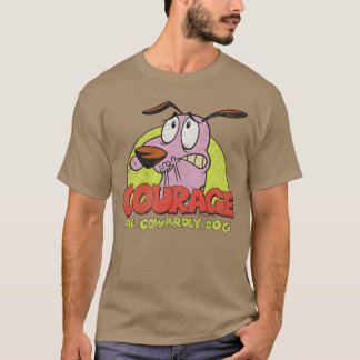 T-shirt Couragehe Cowardly Dog Colorful Courage friend