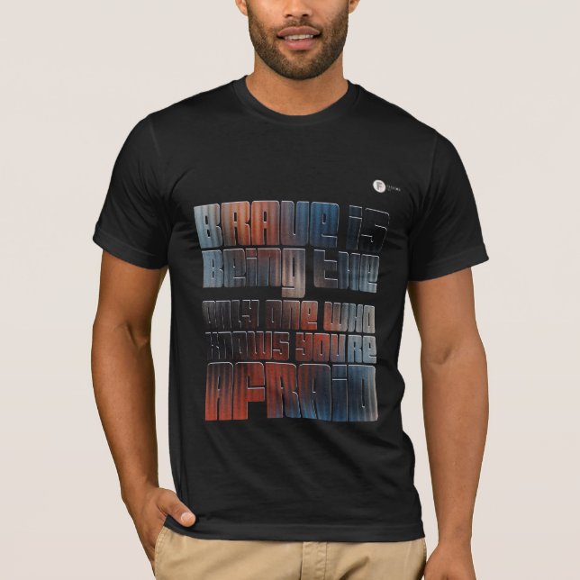 T-shirt Courageux (Devant)