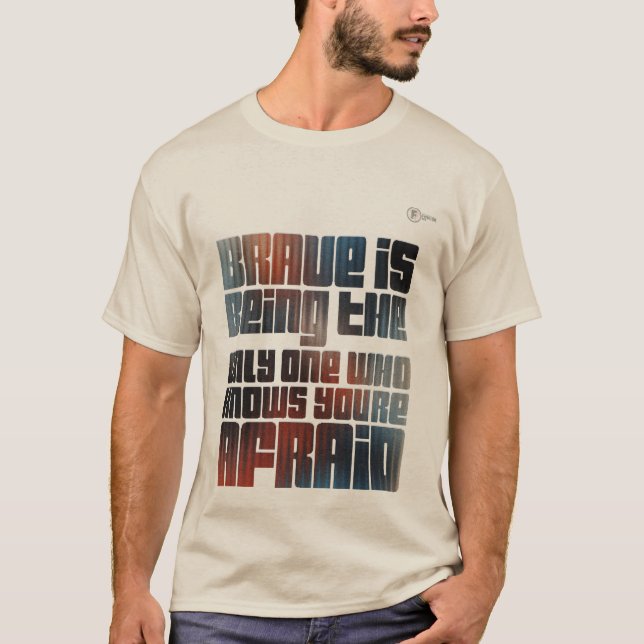 T-shirt Courageux (Devant)
