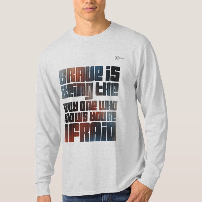 T-shirt Courageux (Devant)