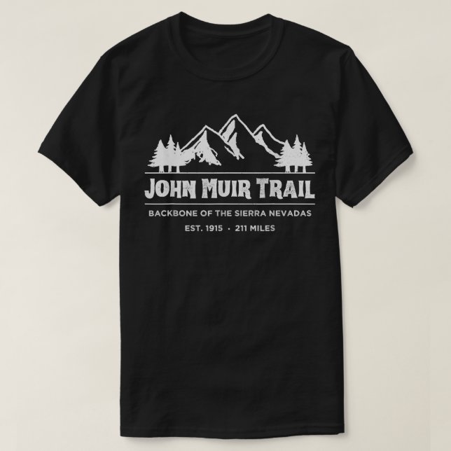 T-shirt Courageux Cool John Muir Trail mignon fans (Design devant)
