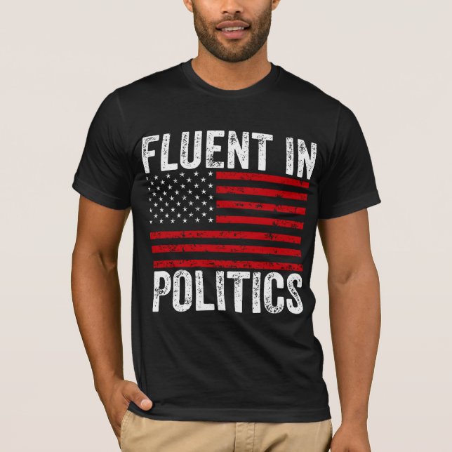 T-shirt Courant en politique  (Devant)