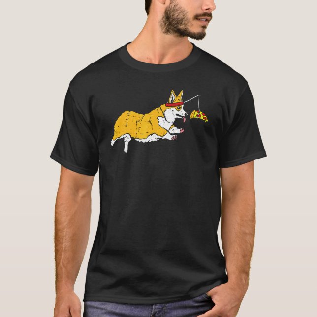 T-shirt Courant Welsh Corgi Corgi (Devant)