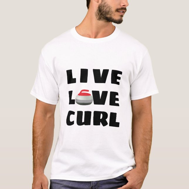 T-shirt Courbe d'amour en direct (Devant)