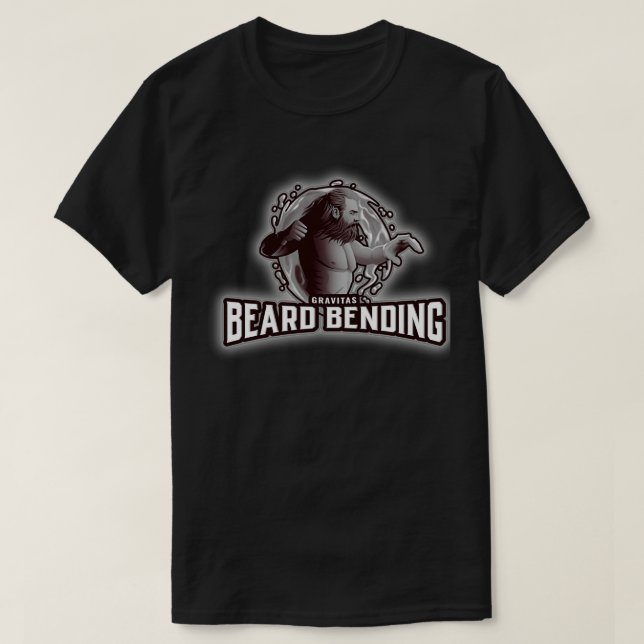 T-shirt Courbe de la barbe (Design devant)