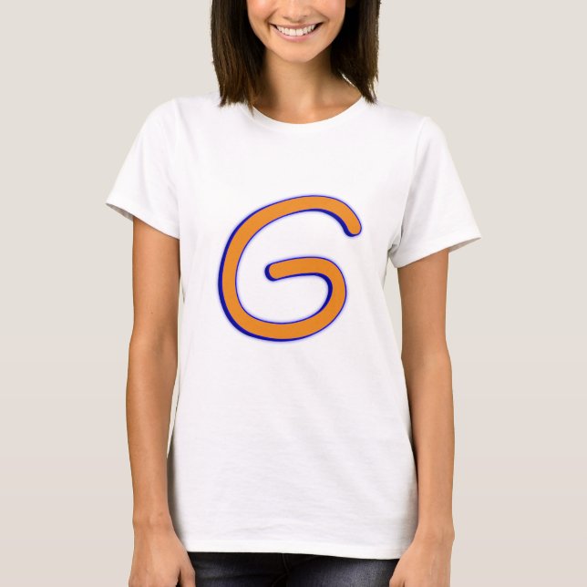 T-shirt Courbe de la lettre G (Devant)