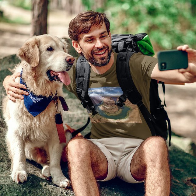 T-shirt Courbe du fer à cheval (Créateur téléchargé)