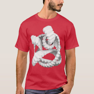 T-shirt Courbe papier origami délicate 2