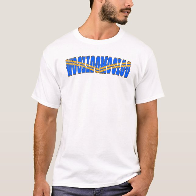 T-shirt Courbe Woolloomooloo Warriors 1985 (Devant)