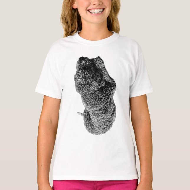 T-shirt Courbes douces de loyauté (Devant)