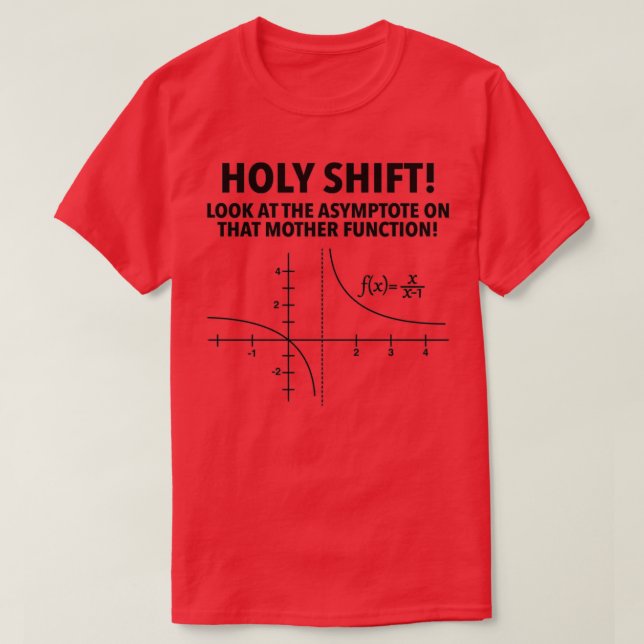 T-shirt Courbes et fonctions Holy Shift 1 (Design devant)