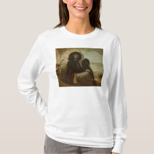 T-shirt Courbet avec son chien noir, 1842
