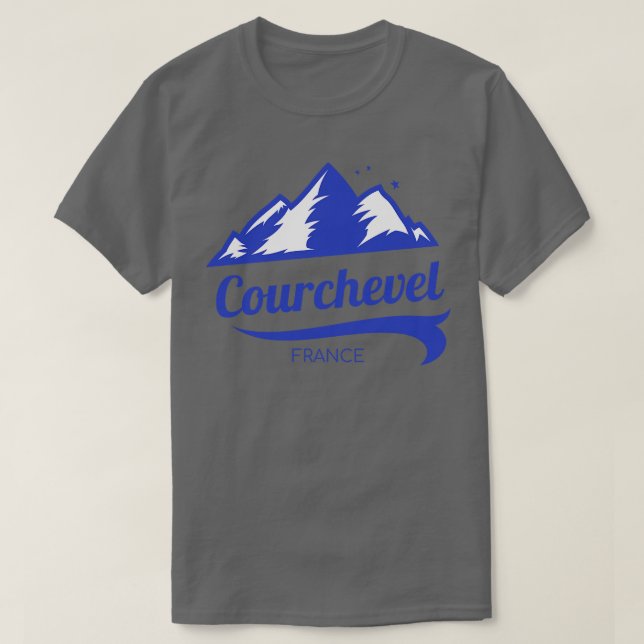 T-shirt Courchevel ski Savoie France 1 (Design devant)