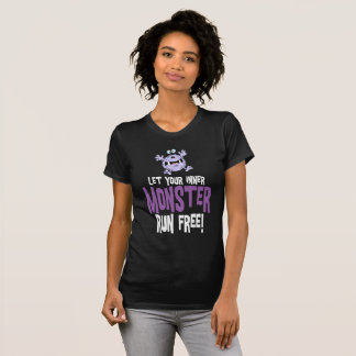 T-shirt Coure libre monstre