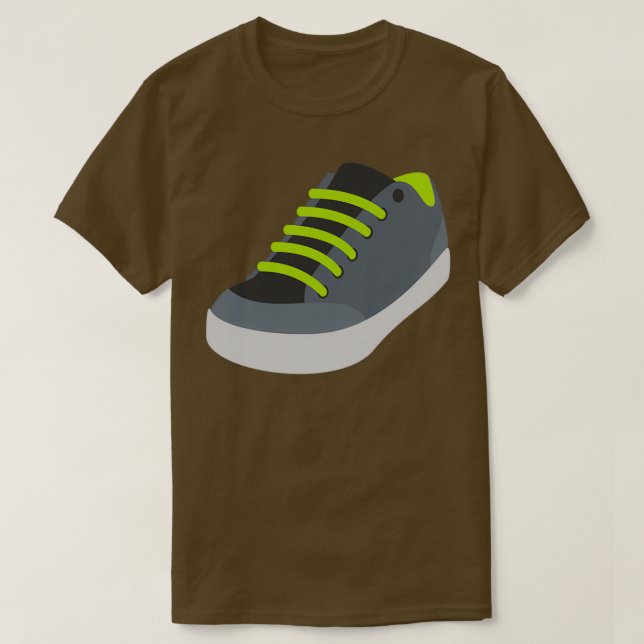 T-shirt Coureur Chaussure Athlétique Coureur Basket Tennis (Design devant)