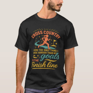 T-shirt Coureur Cross Country Athlète Piste et Cloth Field
