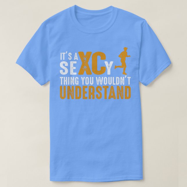 T-shirt Coureur cross-country cadeau I XC Runner 18 (Design devant)