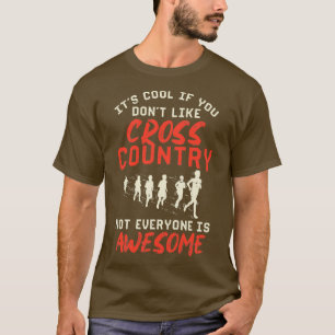 T-shirt Coureur cross-country course marathon course