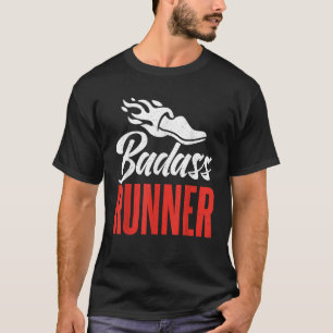 T-shirt Coureur de Badass Marathon Runner T Shirt