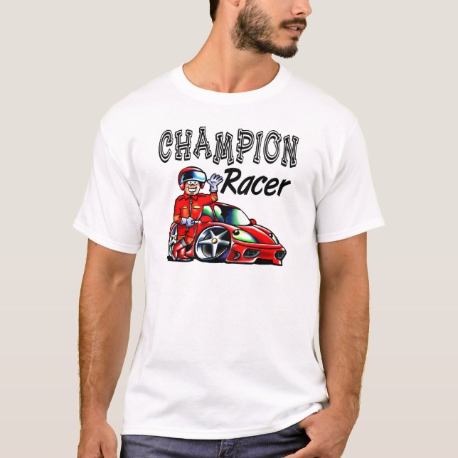 T-shirt Coureur de champion (Devant)