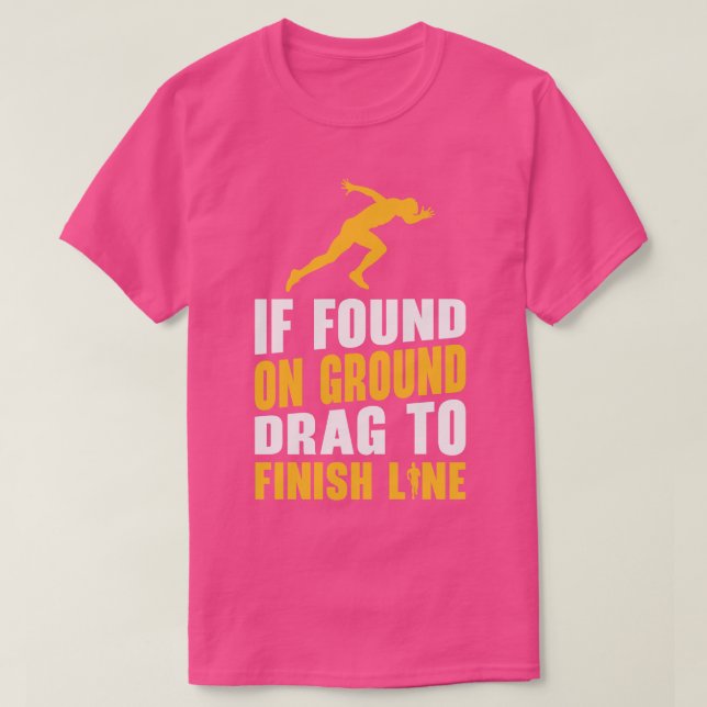 T-shirt Coureur de course Jogging 1 (Design devant)