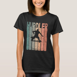 T-shirt Coureur de haies Haies vintage Haie rétro Coureur 