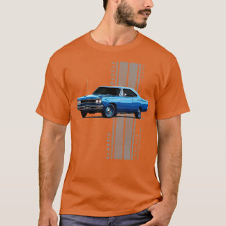T-shirt Coureur de la route de Plymouth Hemi Classic Ameri