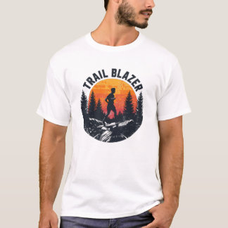 T-shirt Coureur de montagne silhouette Trail Blazer