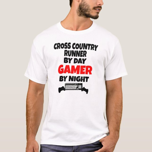 T-shirt Coureur de pays Gamer Cross (Devant)
