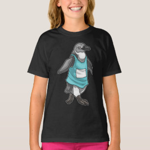 T-shirt Coureur de pingouins faisant du sport
