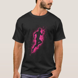 T-shirt Coureur de silhouette